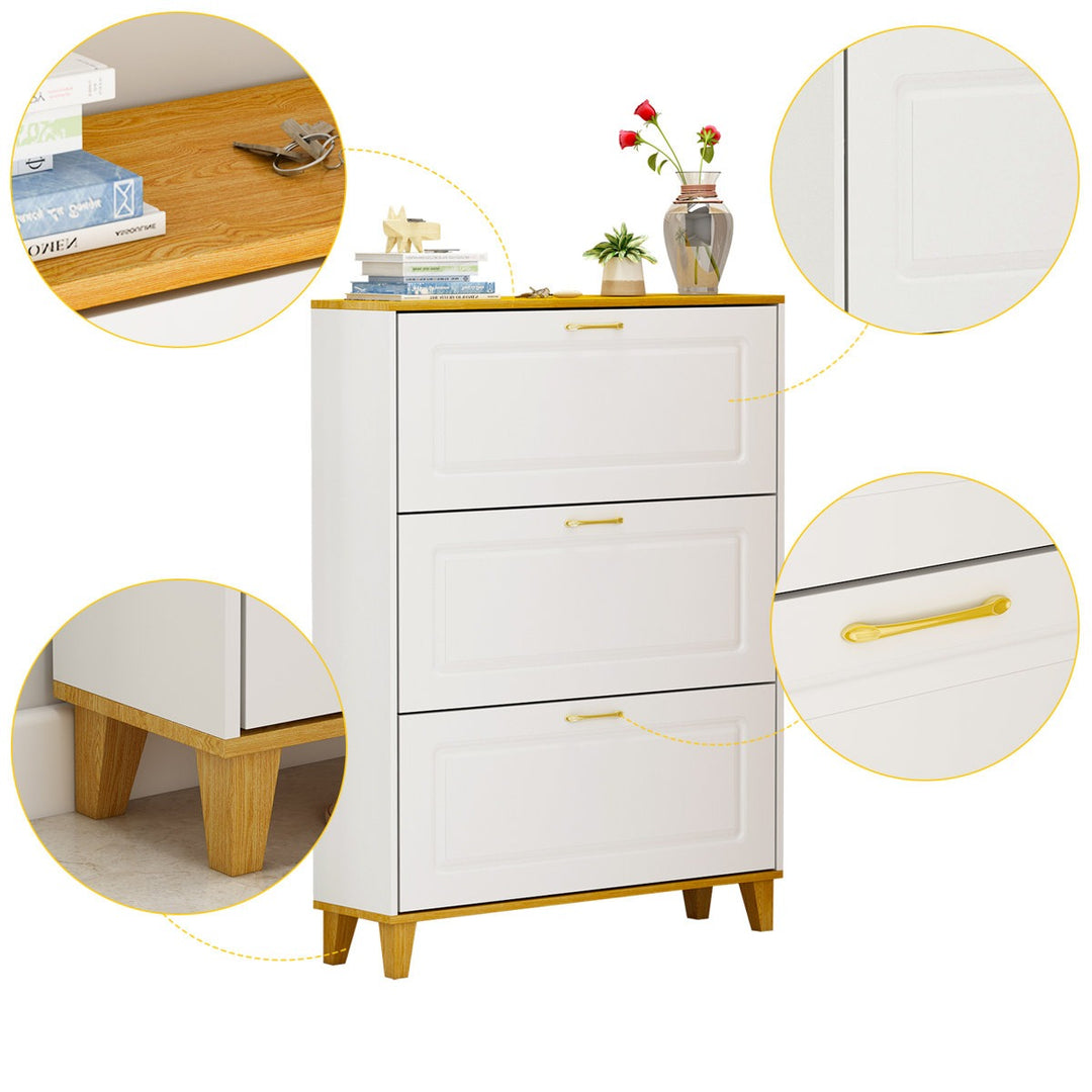 Sontse  Shoe Rack | White