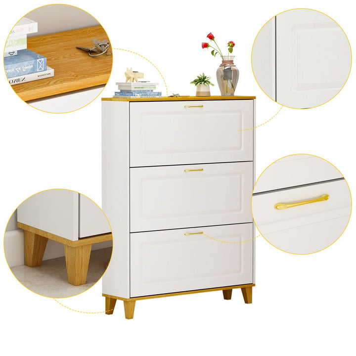 Sontse  Shoe Rack | White