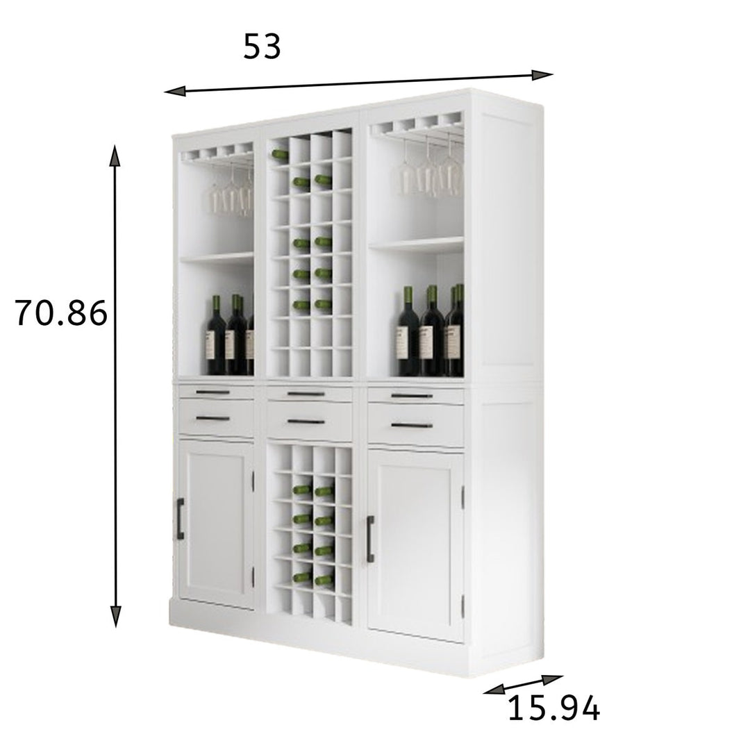 Tian Tall Bar Unit | White