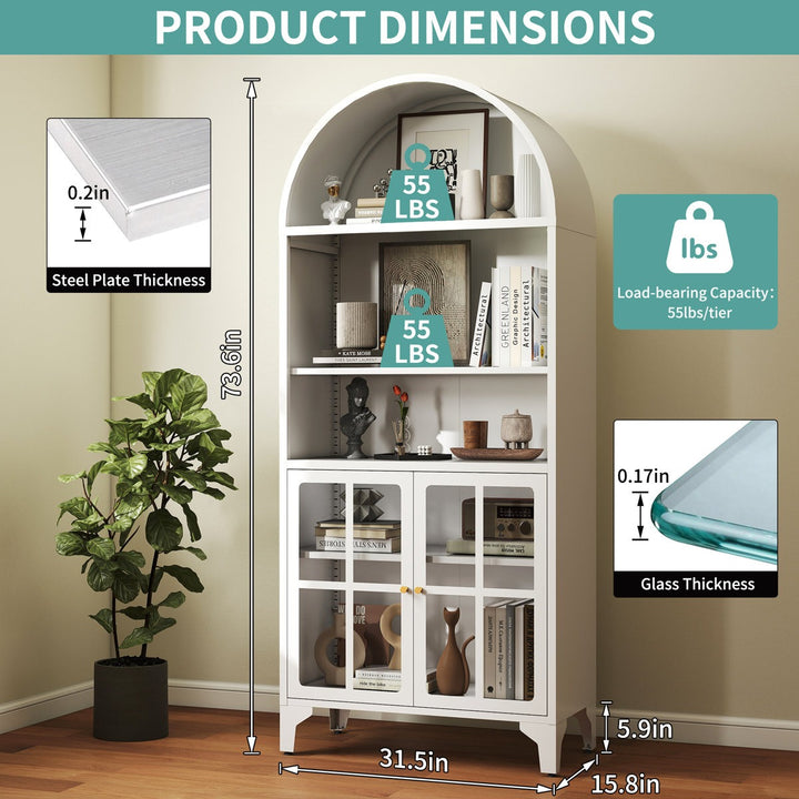 Masuru Tall Crockery Unit | White