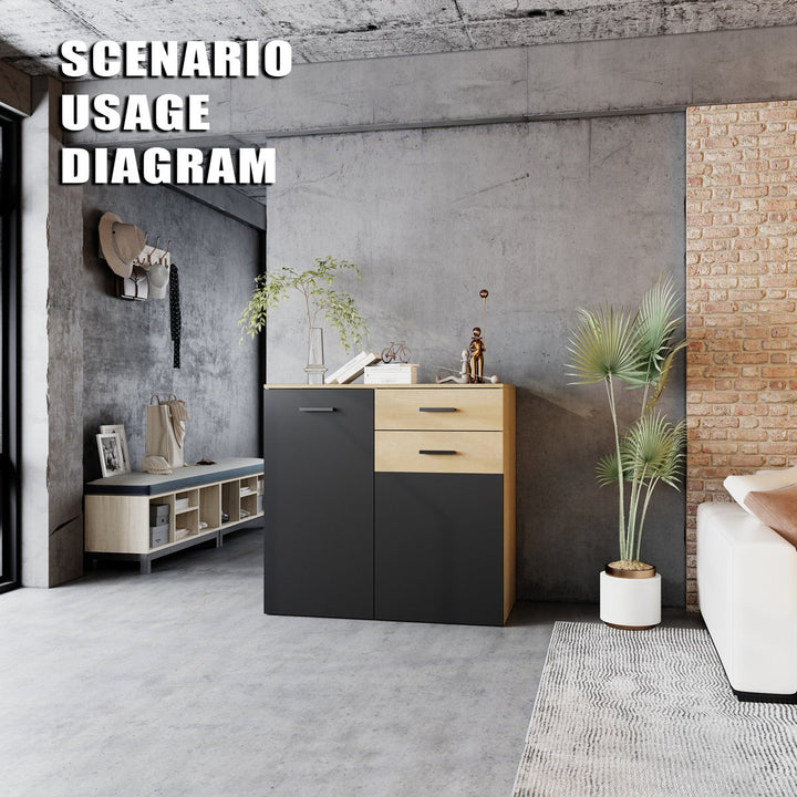 Roko Shoe Rack | Black & Beige