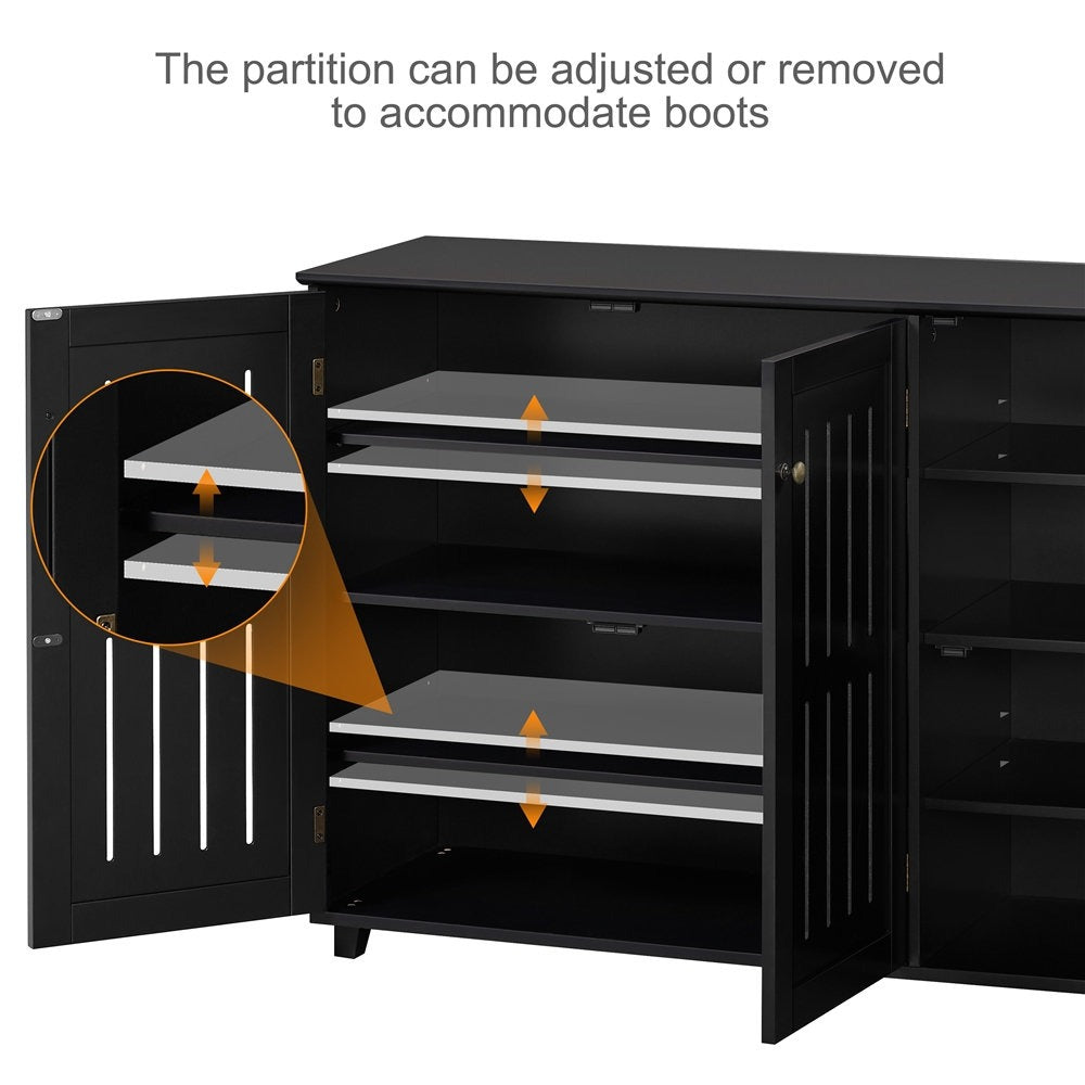 Yaro Shoe Rack | Black