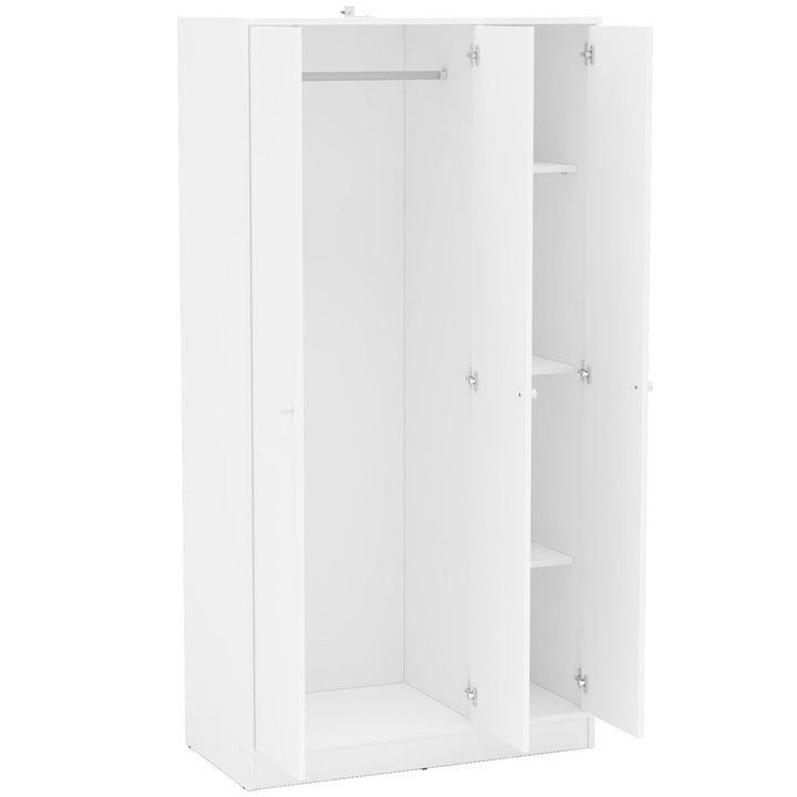 Umi  3 Door Wardrobe | White
