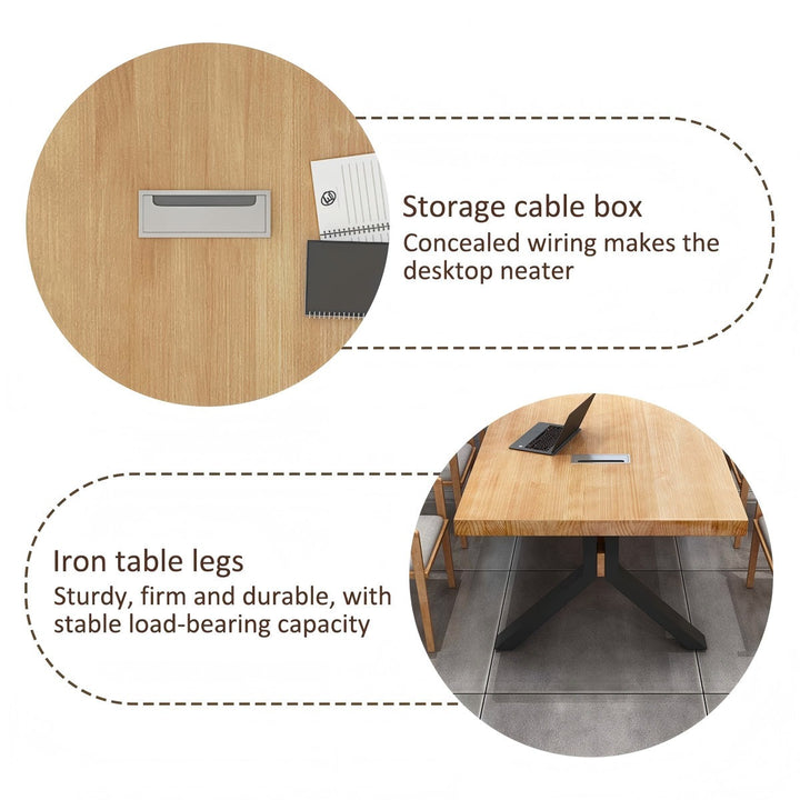 Anvay Conference table | Beige