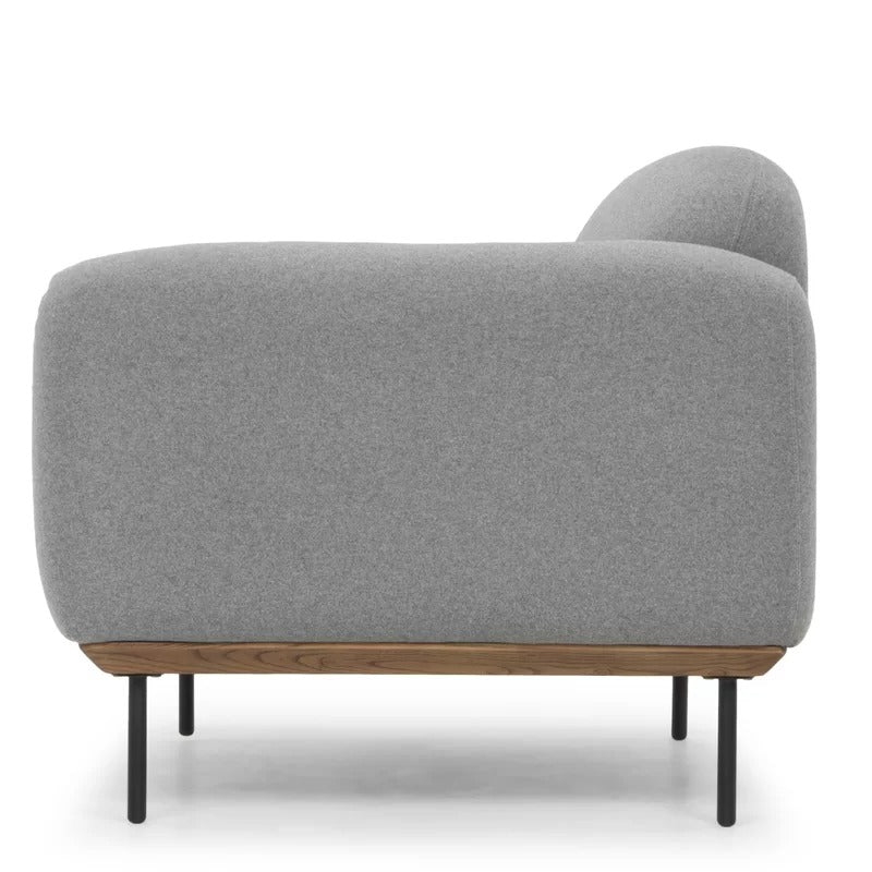 Rivet Sofa | 1 Seater | Grey