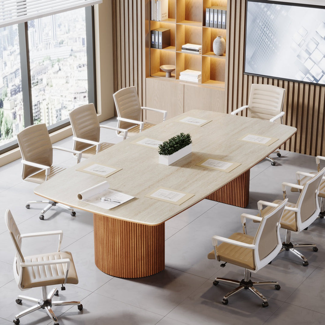 Arin Meeting Table | Beige