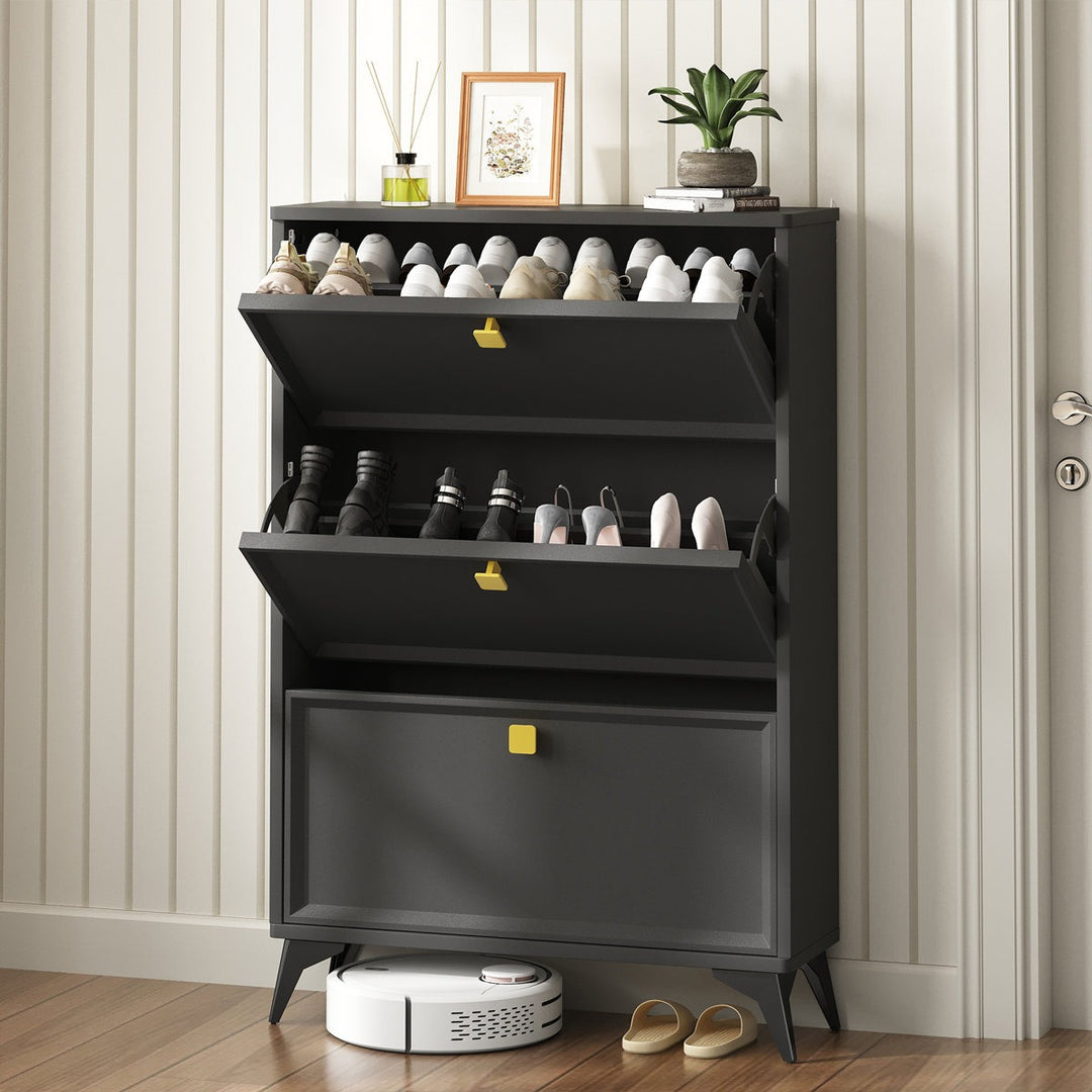 Kalyna Shoe Rack | Black