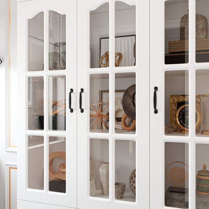 keji  Tall Crockery Unit |White