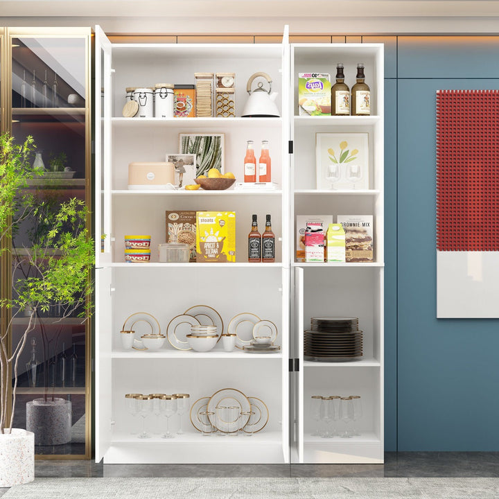 Ryo Tall Crockery Unit | White