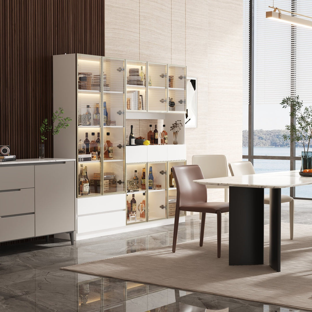 Rento Tall Crockery Unit | White