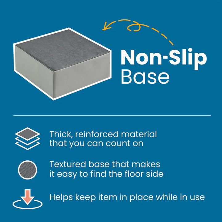 Throm Softplay Seating Block Playset 4-Piece Grey|Blue