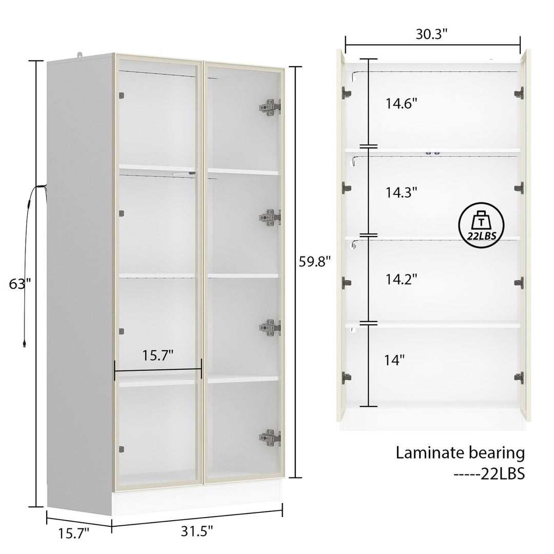 Joco Tall Crockery Unit | White