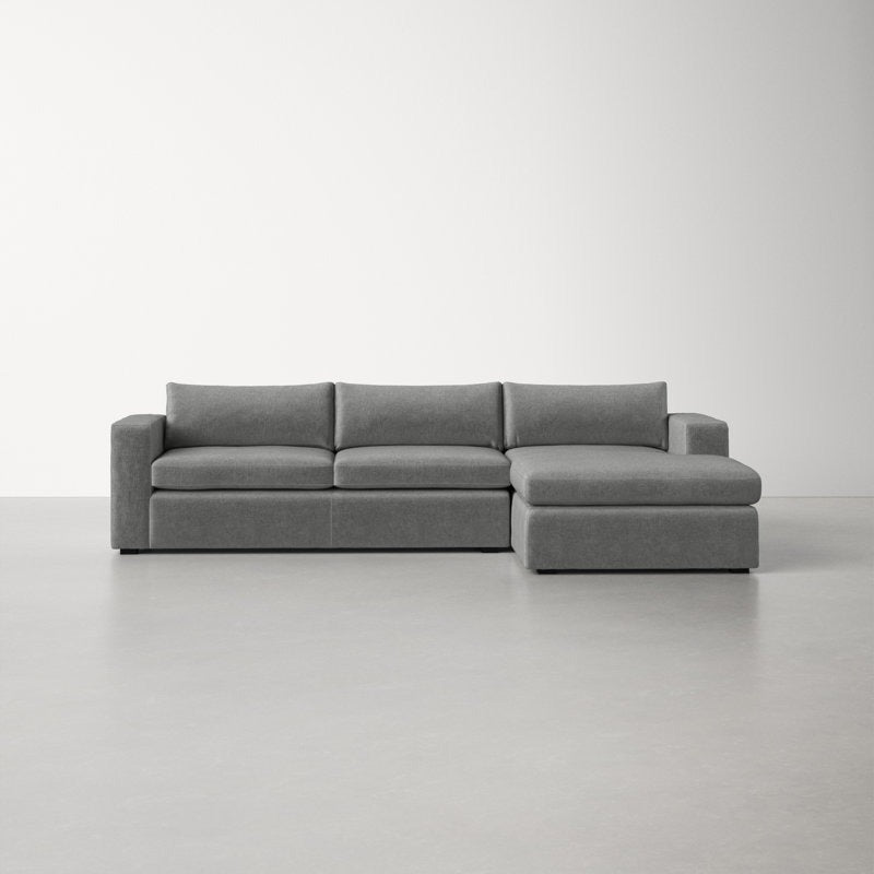 Cosmo Nest L-Shape Sofa | Grey | Right Facing