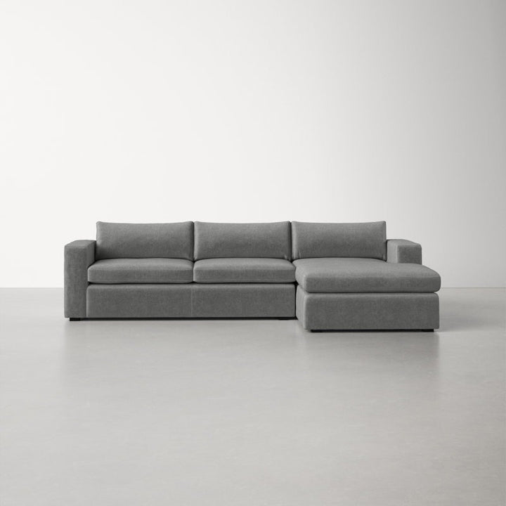 Cosmo Nest L-Shape Sofa | Grey | Right Facing