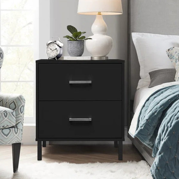 Jaxon Bedside Table | Black