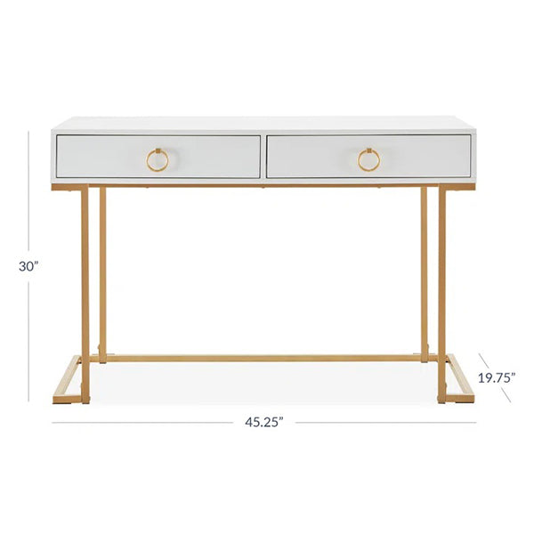 Atticus Study Table | White