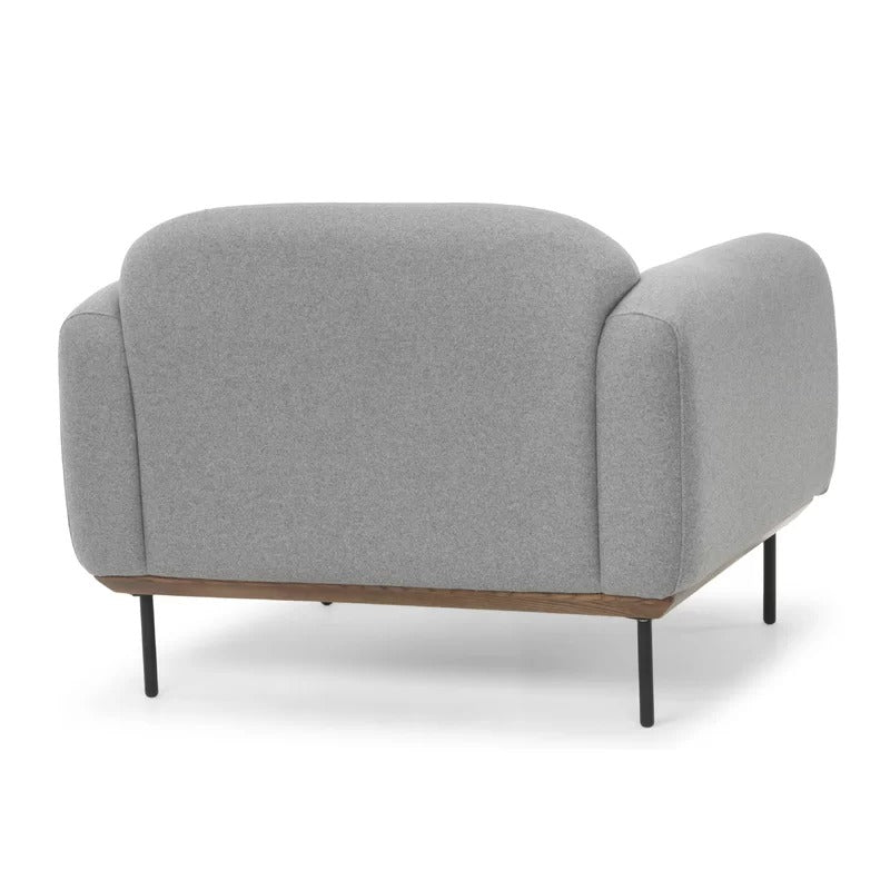 Rivet Sofa | 1 Seater | Grey