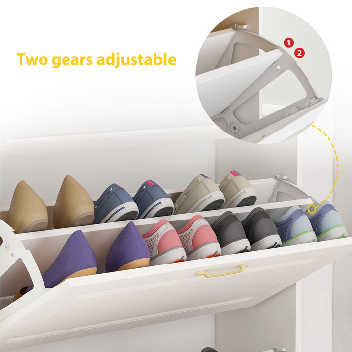 Sontse  Shoe Rack | White