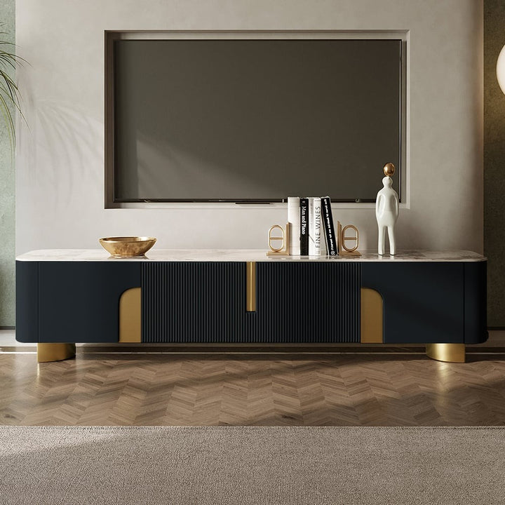 Vista TV Stand | Black | Medium