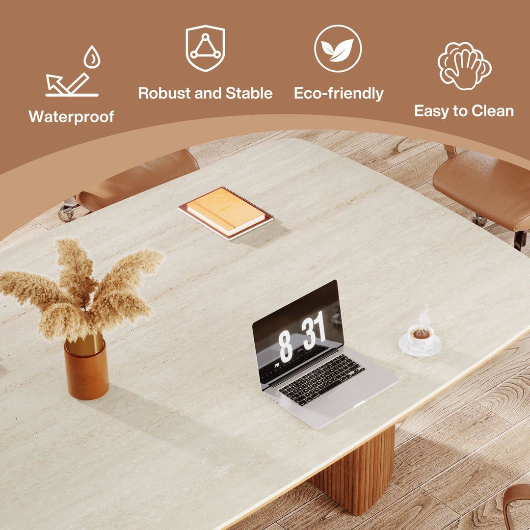Arin Meeting Table | Beige