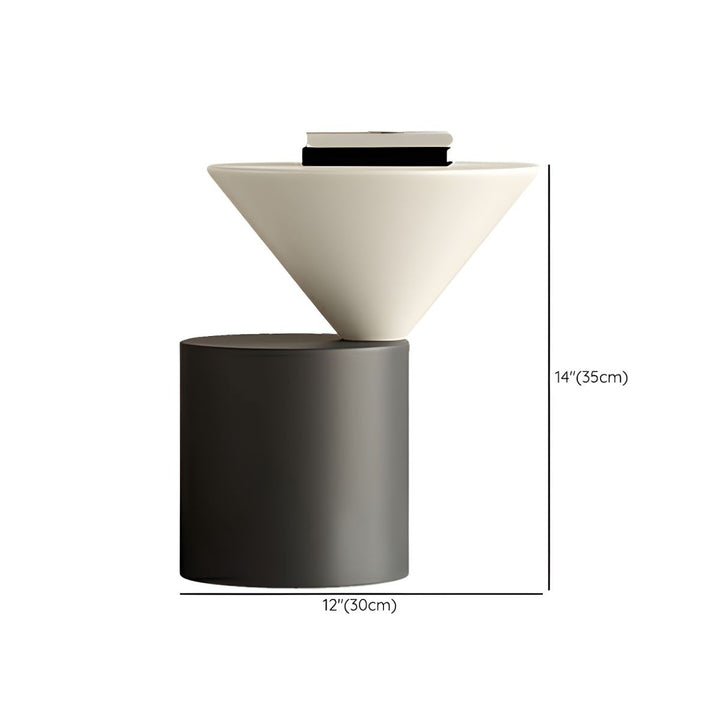 Lev  Side Table | Black & White