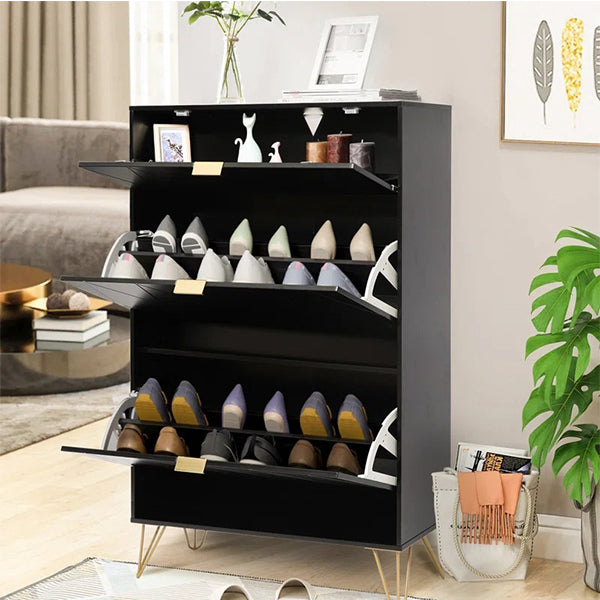 Anthony Shoe Rack | Black