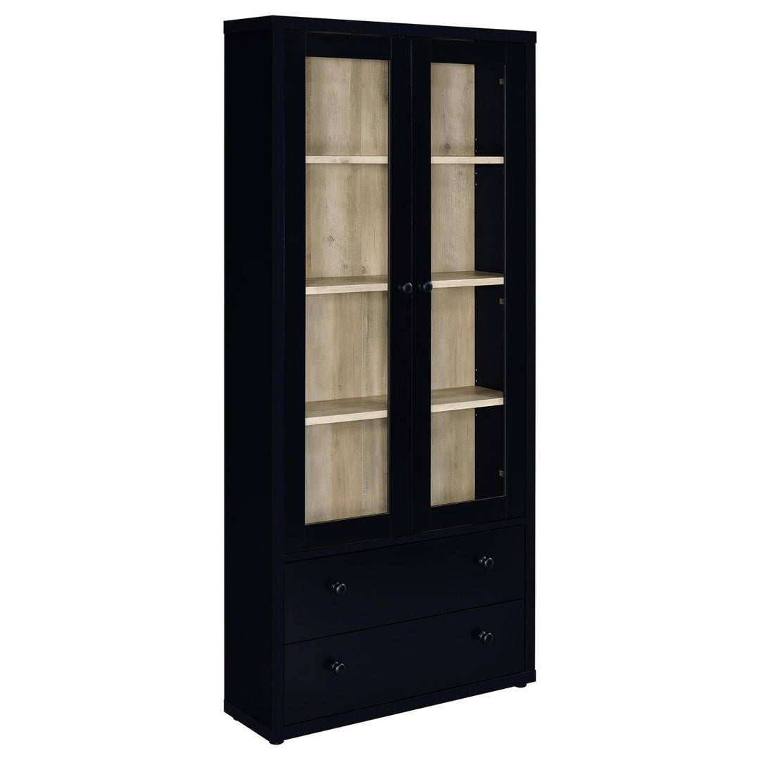 Heno Tall  Crockery Unit | Black