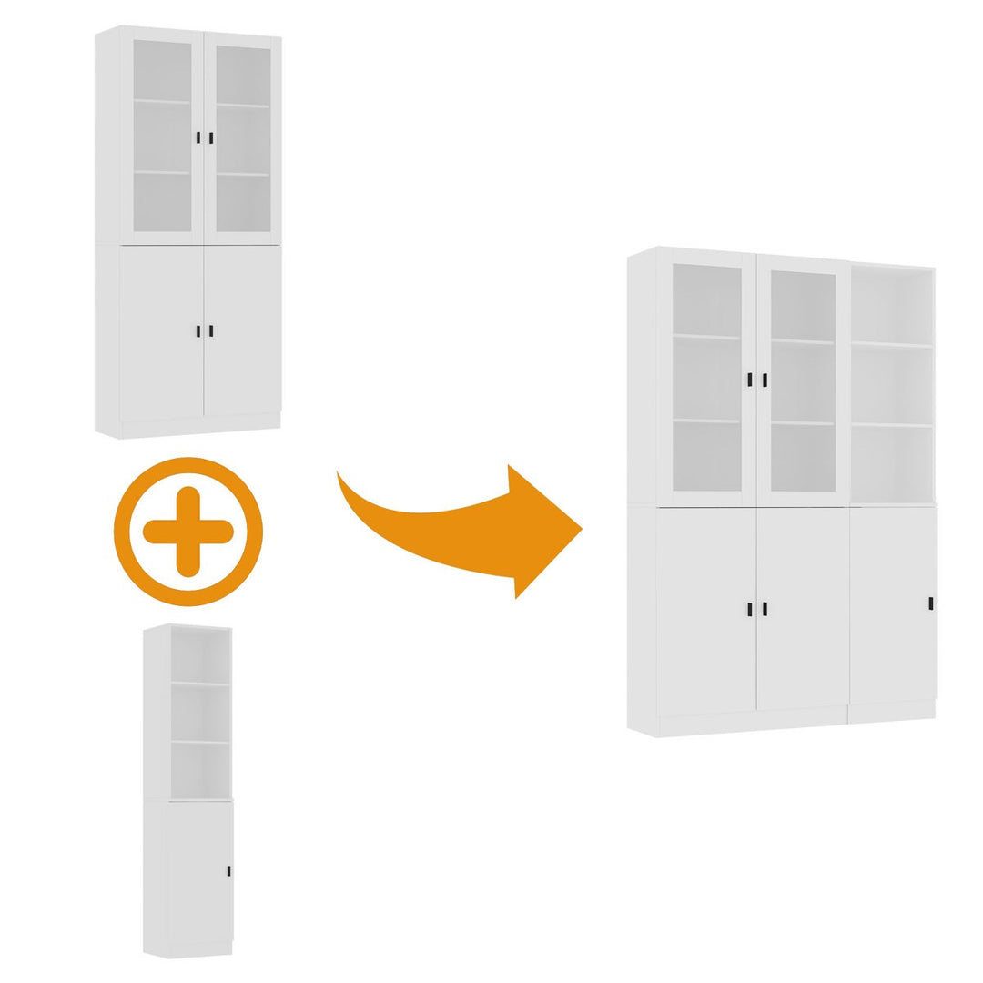 Ryo Tall Crockery Unit | White