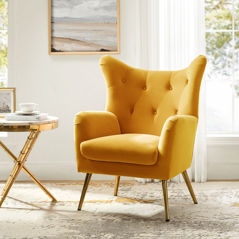 Wing Lounge Chair | Yellow