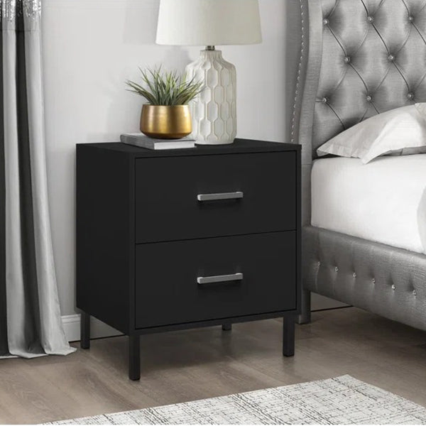 Jaxon Bedside Table | Black