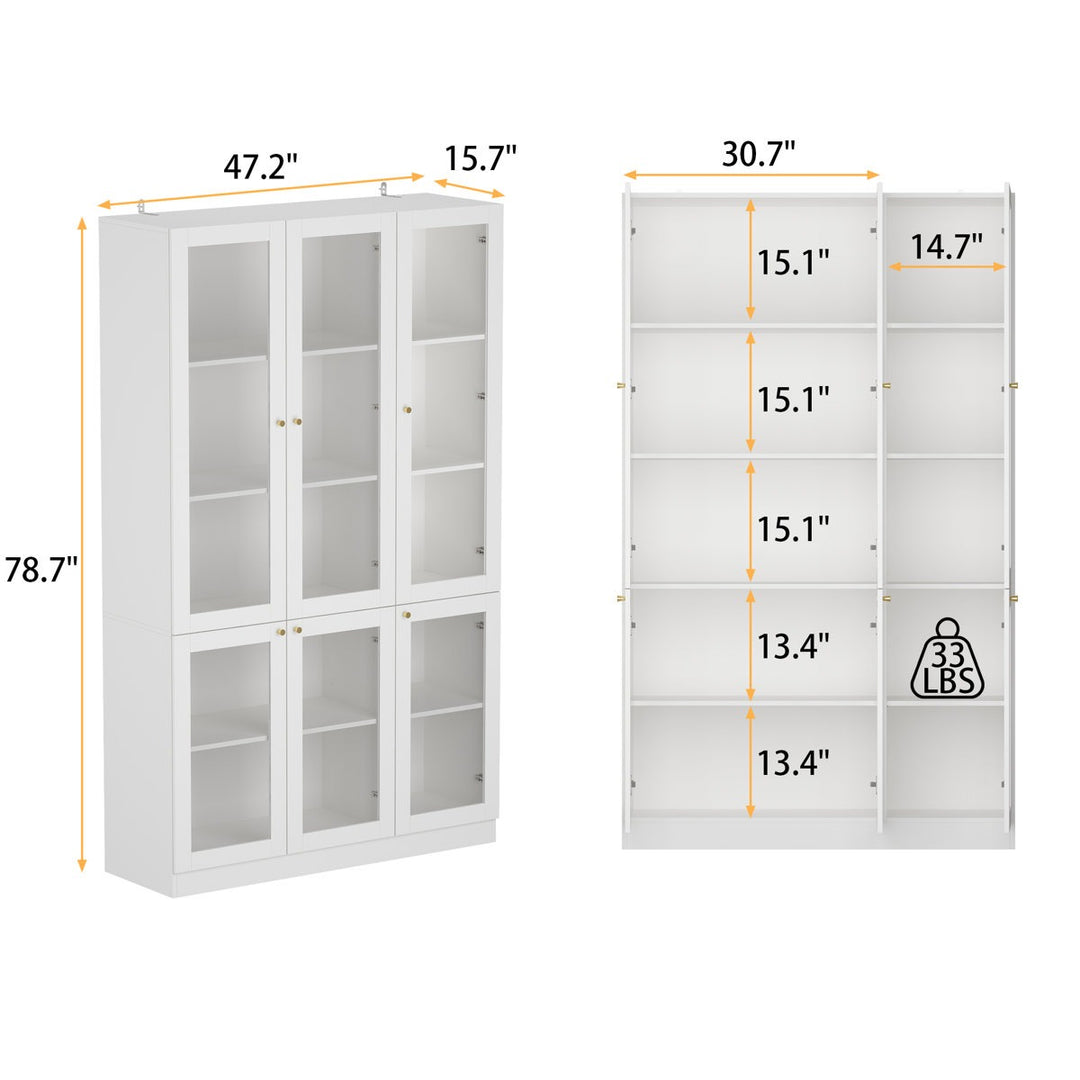 Tomo Tall Crockery Unit | White