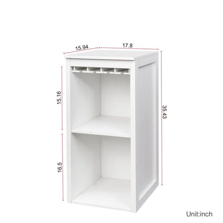 Tian Tall Bar Unit | White