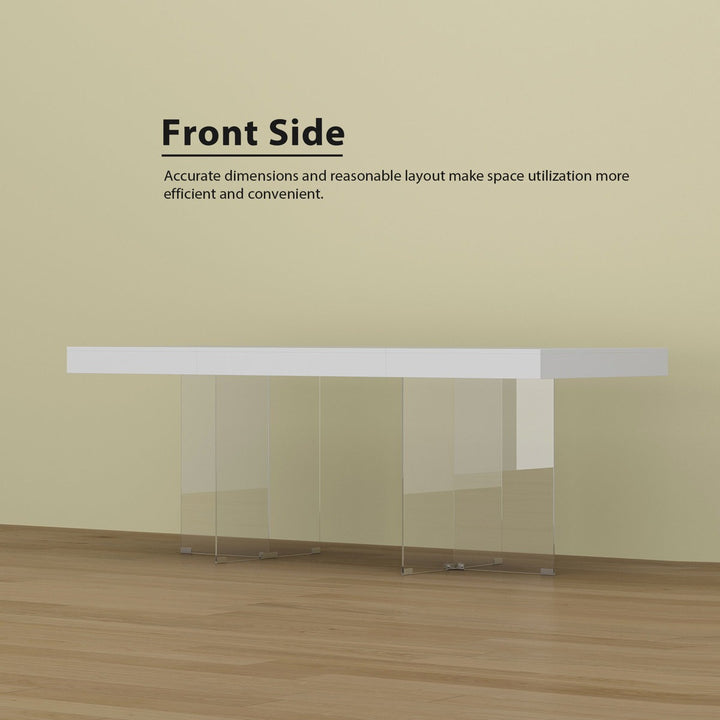 Yemi Meeting Table | White
