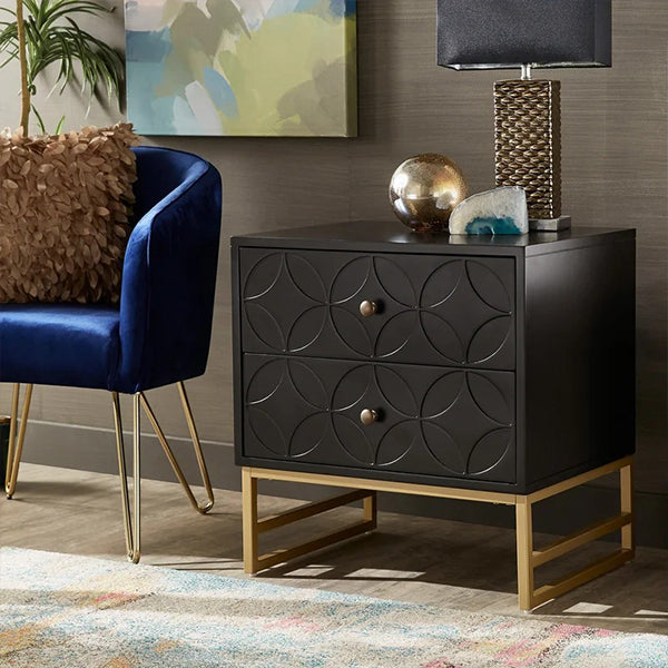 Joshua Bedside Table | Black