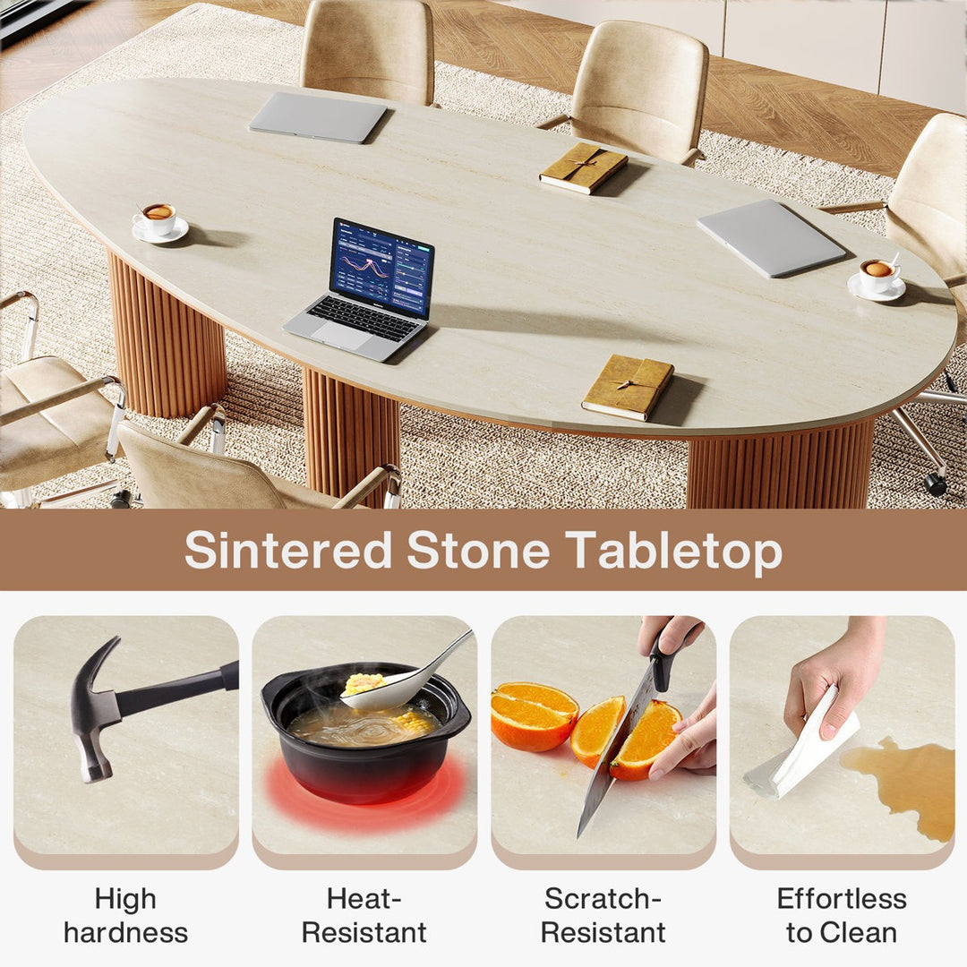 Kriti Conference Table |Beige
