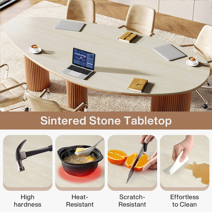 Kriti Conference Table |Beige