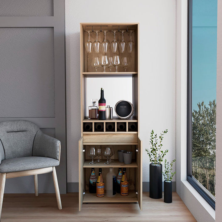 Haruka Tall Bar Unit | Natural