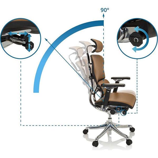 Ergohuman Director High Back Office Chair | Tan