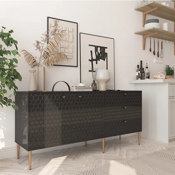 Brady Sideboard & Cabinet |Small | Black