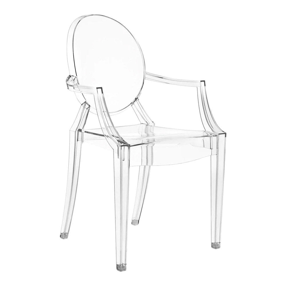 Saskia Arm Acrylic  Chair | Clear