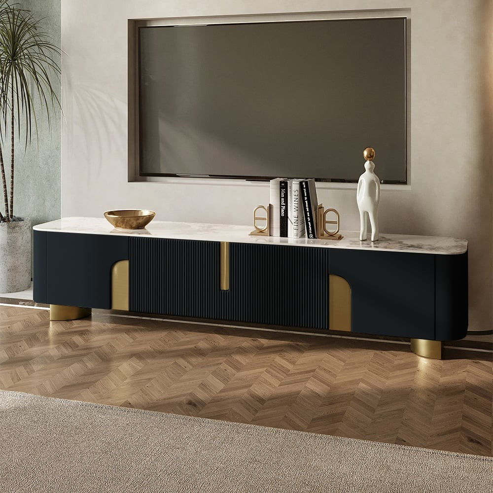 Vista TV Stand | Black | Medium