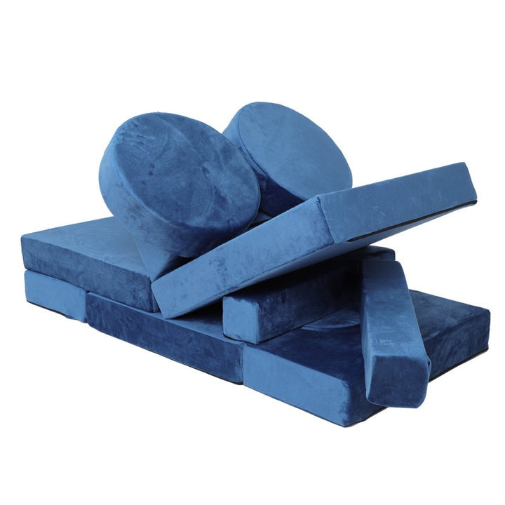 Monster Softplay Block Playset 14-Piece Blue