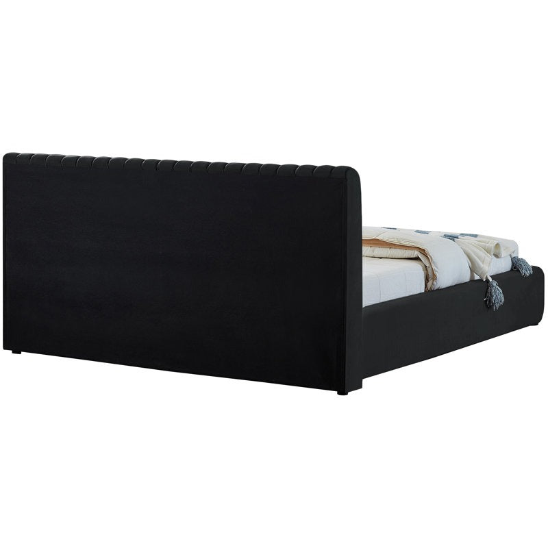 Kuro Bed without Storage | King | Black Fabric