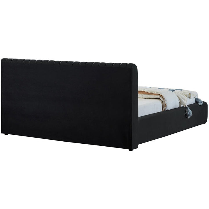Kuro Bed without Storage | King | Black Fabric