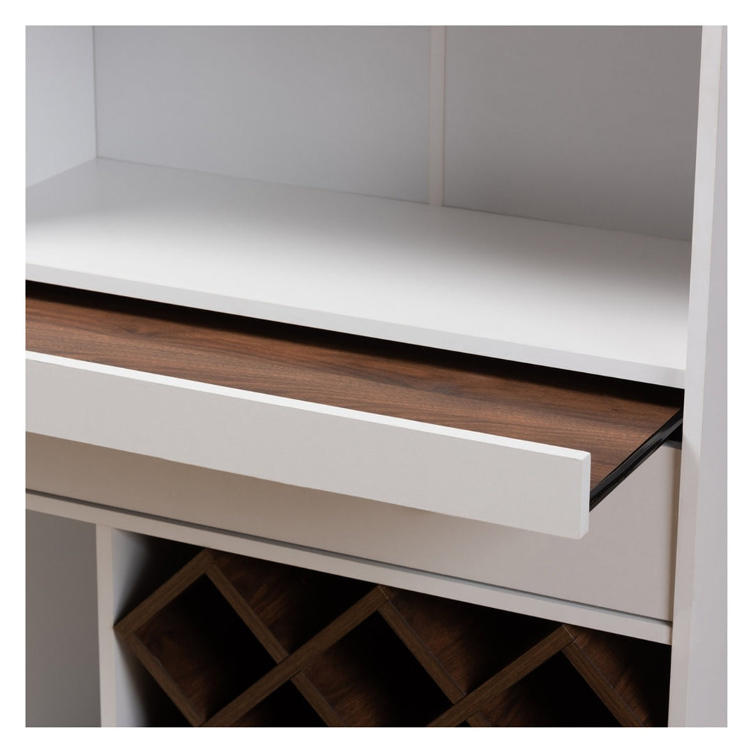 Nisto Tall Bar Unit | White