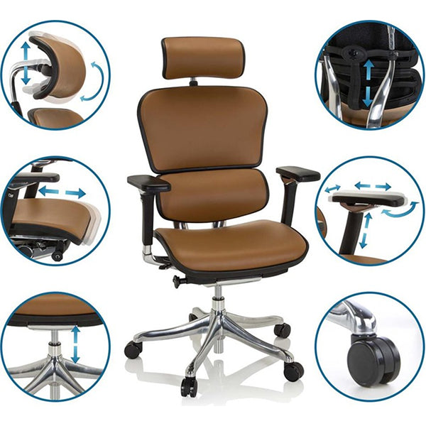 Ergohuman Director High Back Office Chair | Tan