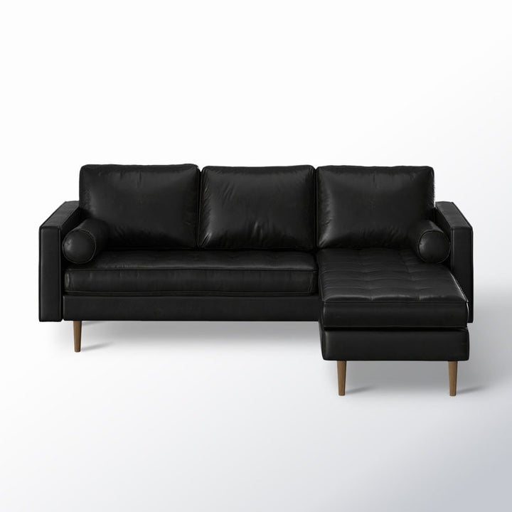 Noir L Shape Sofa | Black | Right Facing