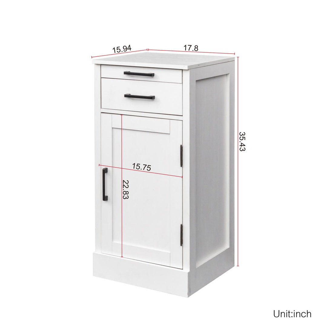 Tian Tall Bar Unit | White