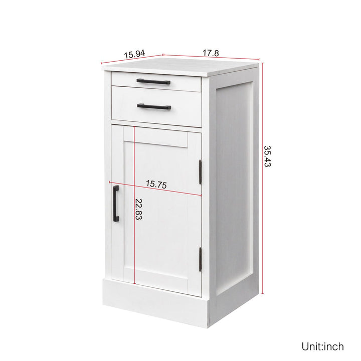 Tian Tall Bar Unit | White