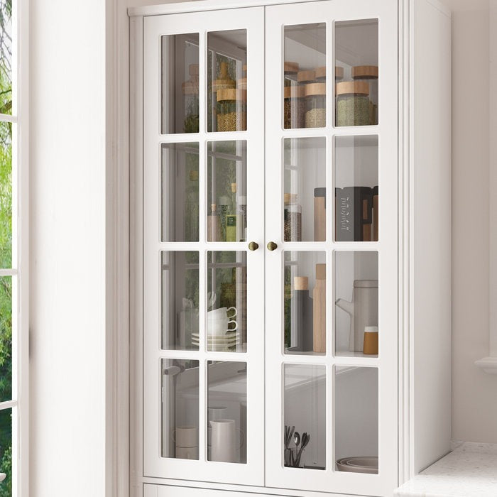 Zojo Tall Crockery Unit | White